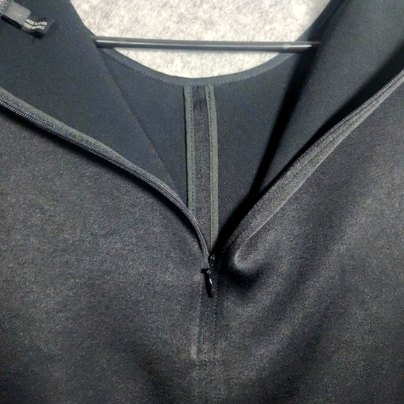 Rag & Bone Black Silky Sleeveless Blouse Side Cut Out Top Size Large - Picture 5 of 13